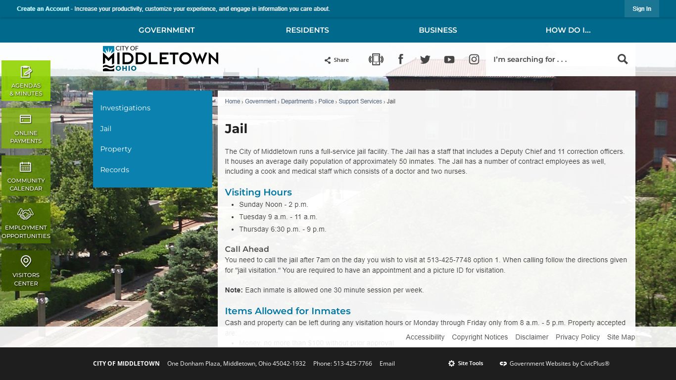 Jail | Middletown, OH
