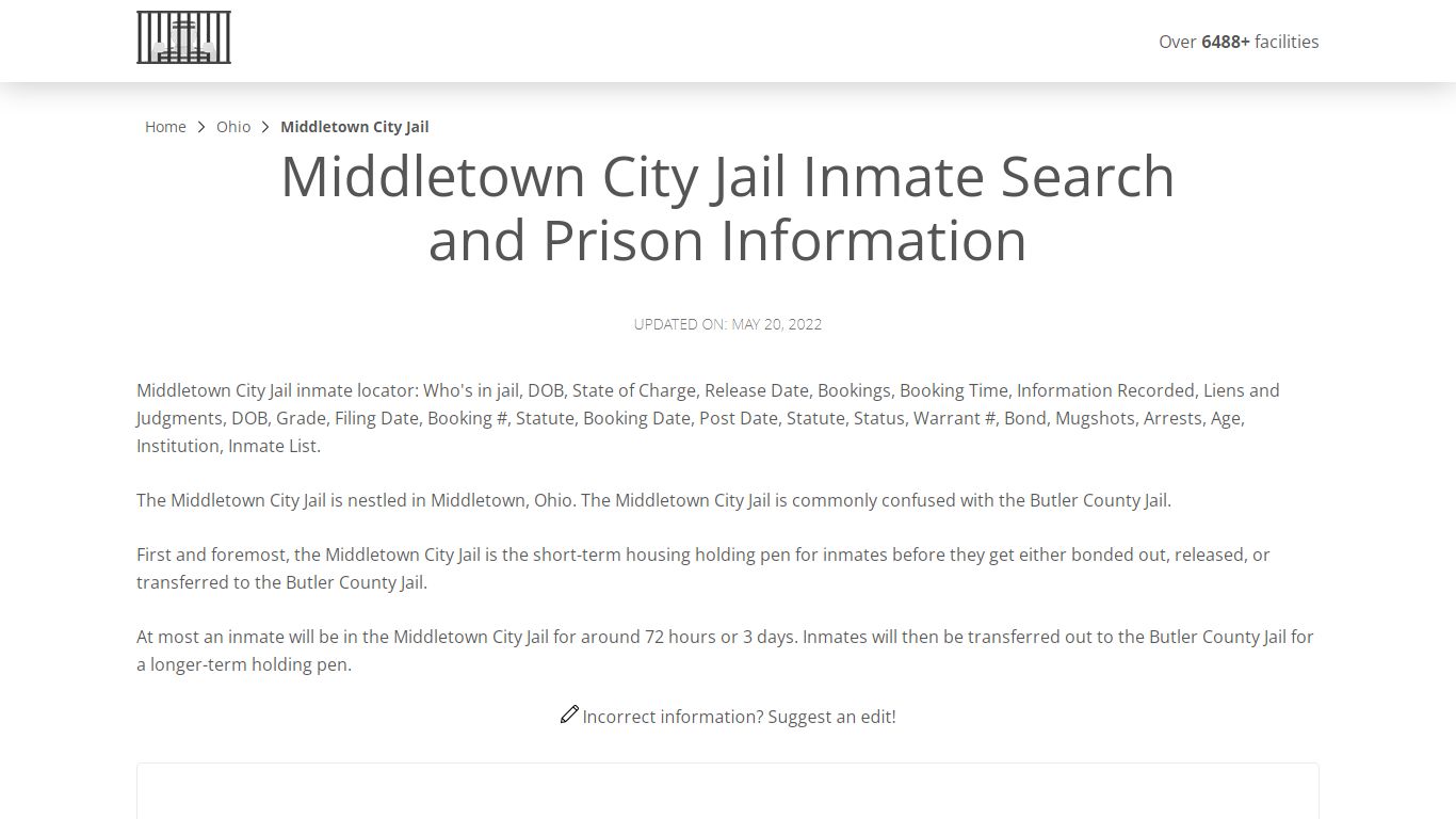 Middletown City Jail Inmate Search, Visitation, Phone no ...